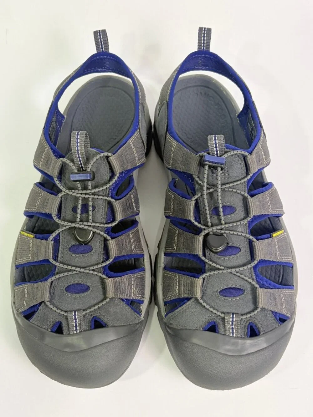 Keen Sandals Men's Size 13 Blue Waterproof 110230 Newport H2 Gray Hiking Shoes